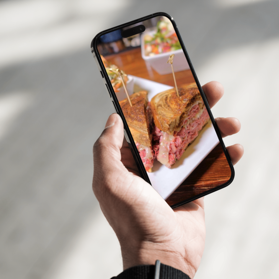 Restaurant content creation showcase